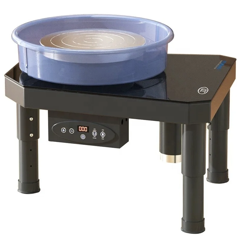 

Стеклянное настольное гончарное колесо для взрослых и начинающих, регулируемая машина для производства глины