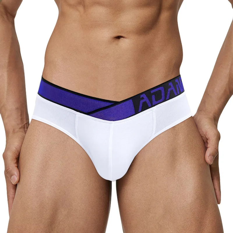 

New fashion V-neck briefs Modal low-rise briefs trendy men AD7200