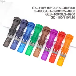 Silicone Watch Band for Casio G-Shock GA-100/110/120/150/200/300/400/700 GD-100/110/120 G-8900 GW-8900 Wrist Strap Bracelet