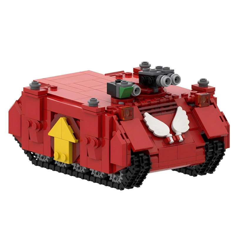 Tank Battle Robot MOC Hammer Warrior Intrepid Mech Model DIY Kid Building Blocks Adult Assembly Toy Boy Birthday Collection Gift