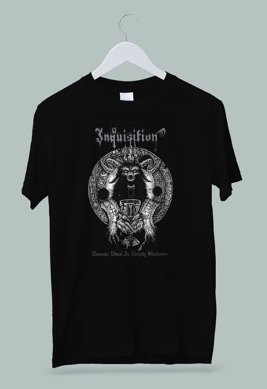 Inquisition Demonic Ritual In Unholy Blackness T-Shirt S M L XL 2XL 3XL