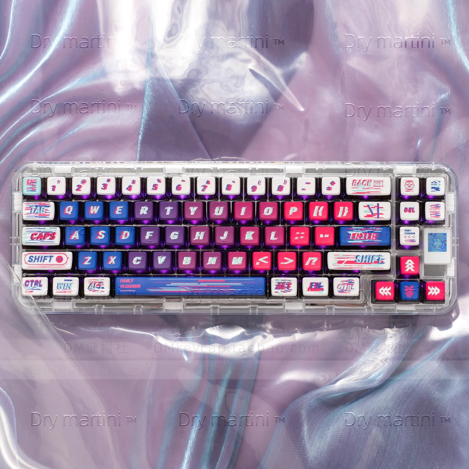 

Translucent Double Skin Milk MDA Keycaps PBT 120 Keys Fault Clearing Theme for Cherry Gateron MX Switches Mechanical Keyboards