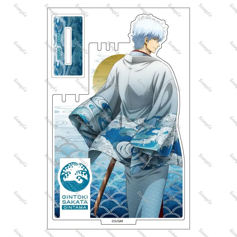 GINTAMA Acryl Stand Figuur Sakata Gintoki Takasugi Shinsuke Anime Perifere Creativiteit Een Achteruit Glance Modellering Ornament