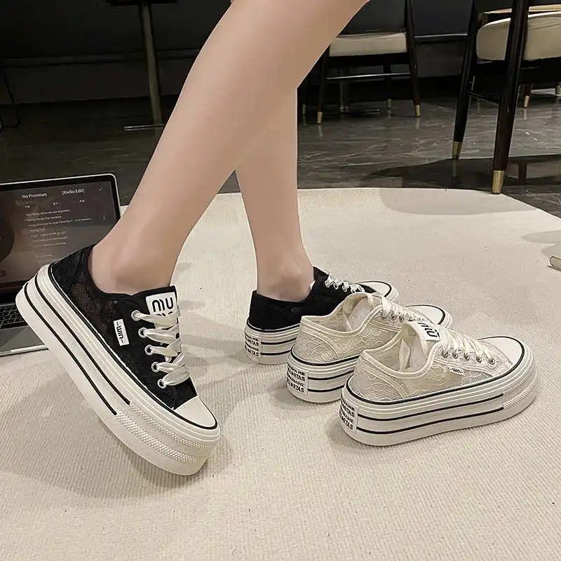 

Повседневная женская обувь на толстой подошве, увеличивающая рост, женские мокасины, удобные кроссовки, спортивная винтажная обувь высокого качества, теннисная обувь