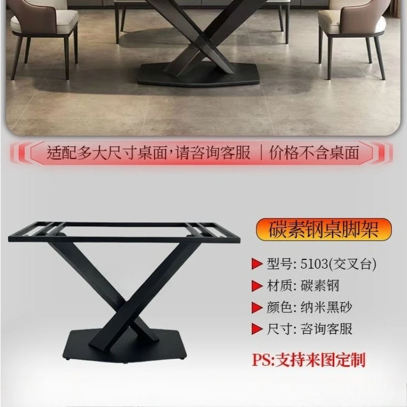 Stainless Steel Tripod Table Legs, Luxury Metal Base For Marble Round Long Dining & Entryway Tea Table Furniture