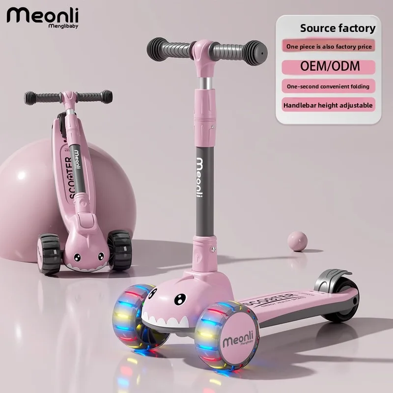 

New children's 3-in-1 scooter:a three-wheeled toy scooter for boys and girls, ideal for helping children develop their balance