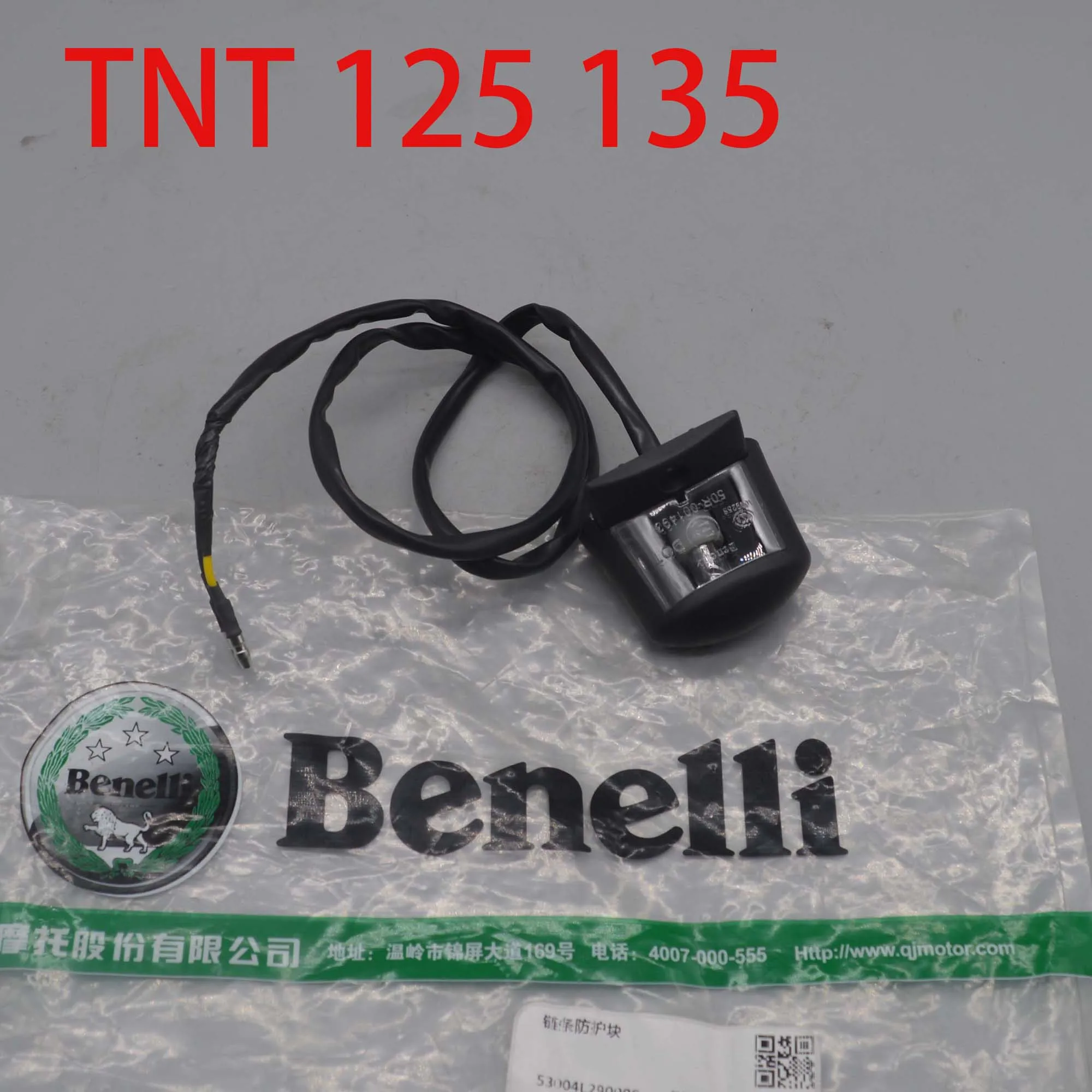 Luz de lámpara de matrícula trasera para QJIANG keeway Benelli TNT 125 135 TNT125 BJ125-3 125cc Tornado Naked, accesorios de motocicleta