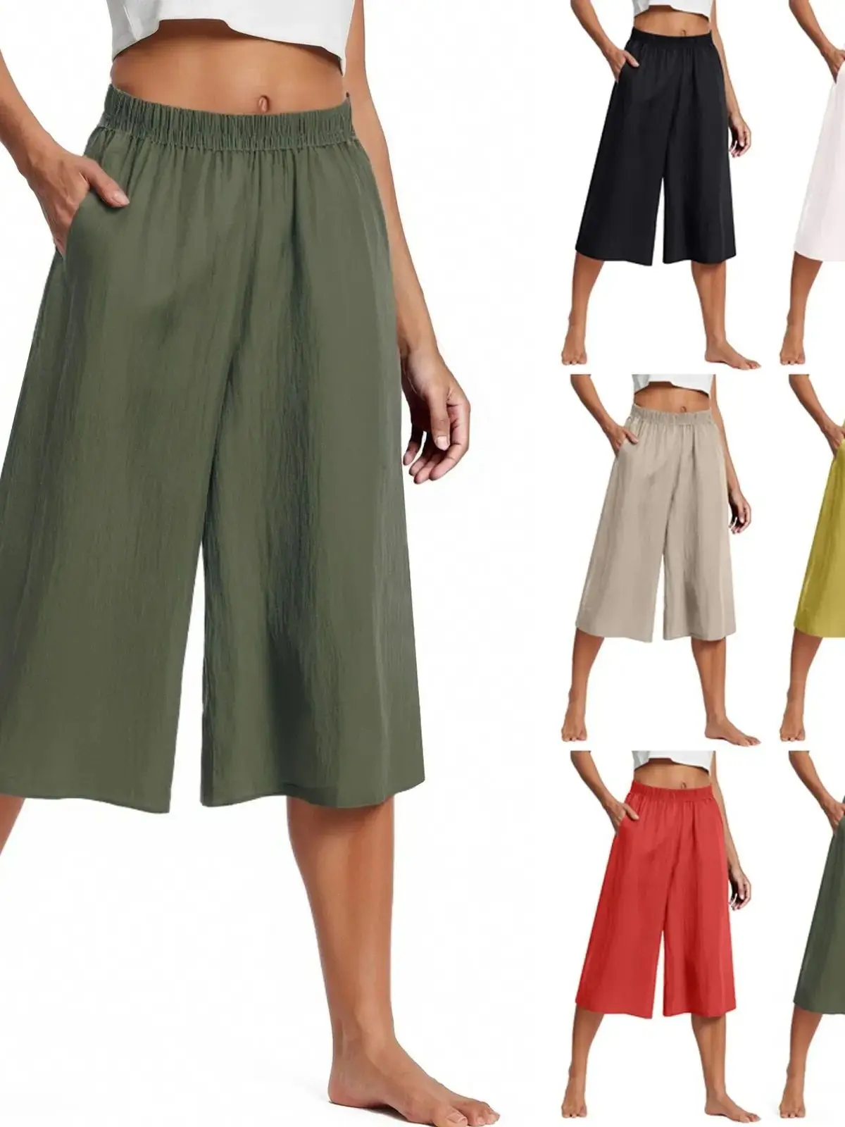 

Женские повседневные универсальные брюки свободного кроя с широкими штанинами без бренда (регистрированная торговая марка) Весна 2026 Модные женские брюки