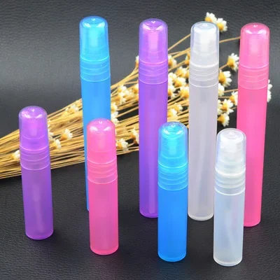 

different colorful Pink Blue Green Purple Orange Empty Plastic PP Perfume Atomizer Spray Bottles Mini Travel Refillable bottles
