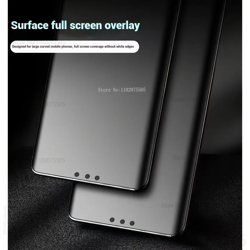 4 قطعة واقي شاشة هيدروجيل غير لامع لهاتف هواوي بورا 70 الترا 70 برو + طبقة ناعمة مضادة للبصمة بورا 80 برو + بورا 80 الترا