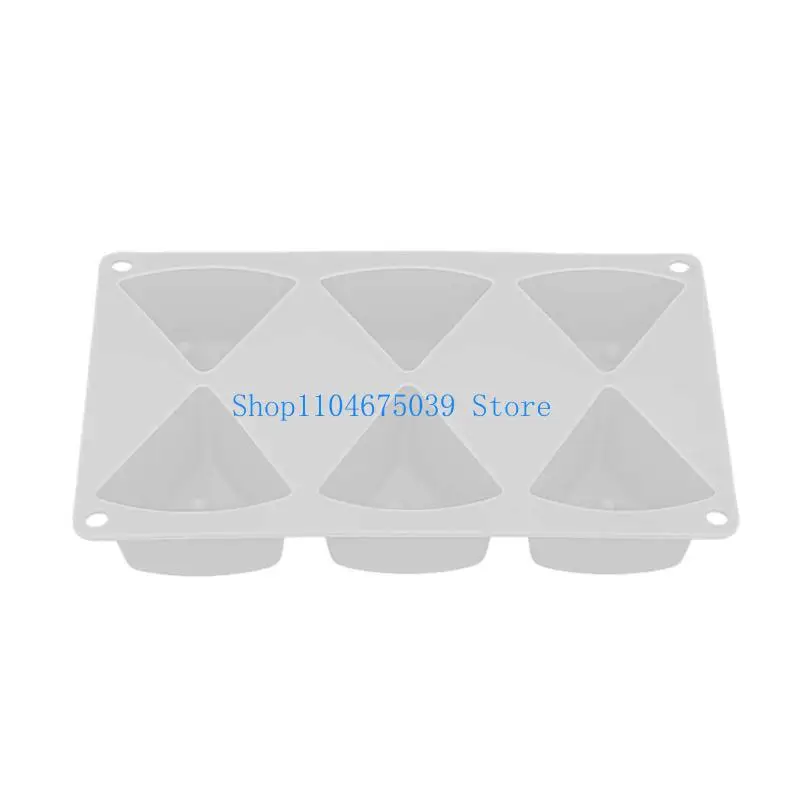 

5asd Triangular Silicone Cheese Mould Heat Resistant Craft Chocolate Making