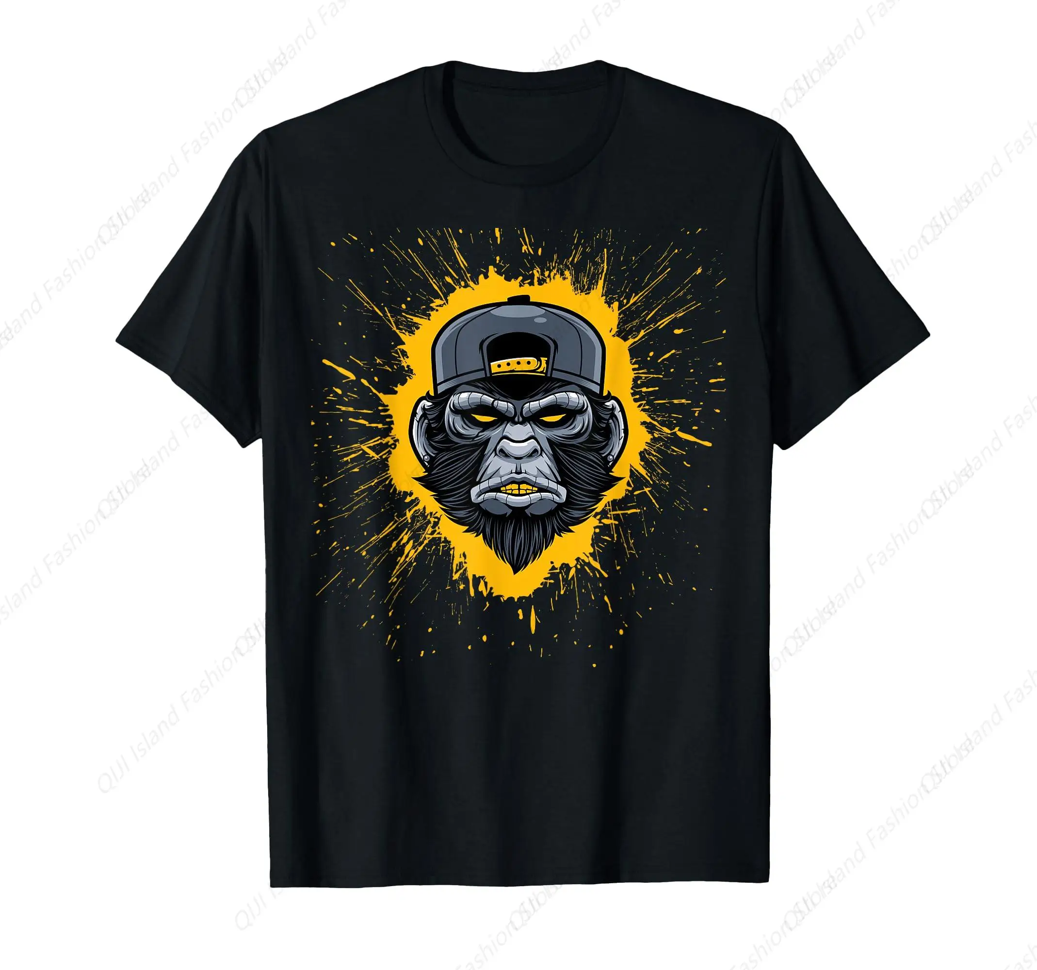 

Cool Silver Back Gorilla Ape Design Boxing Gorilla Gym T-Shirt