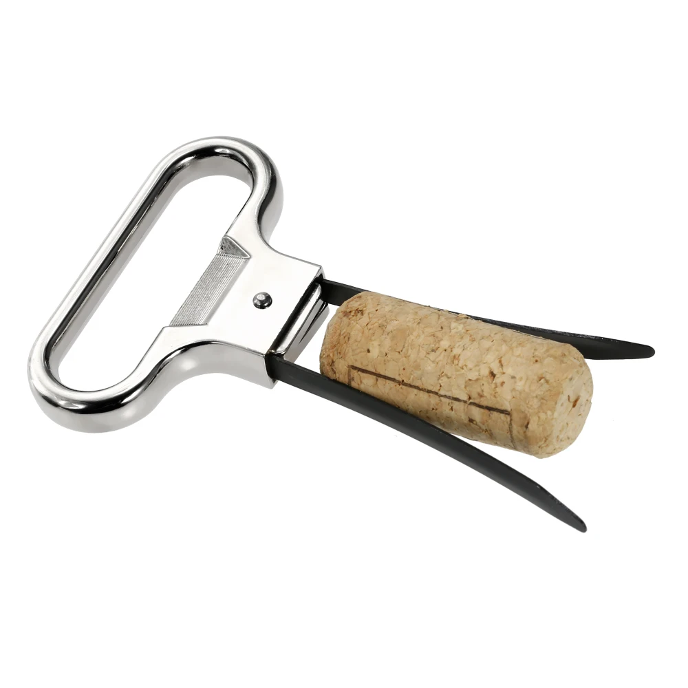 Wine Bottle Opener Two-Prong Corkscrew Remover Cork Puller Damaged Cork Remover Old Wine Corkscrew Remover House Warming Gift