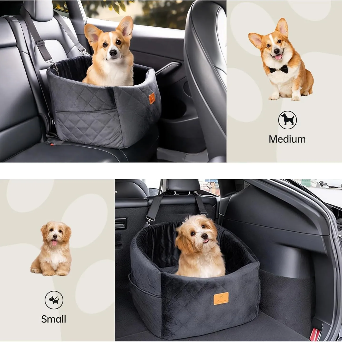 

Car pet safety seat, detachable and washable, suitable for all seasons