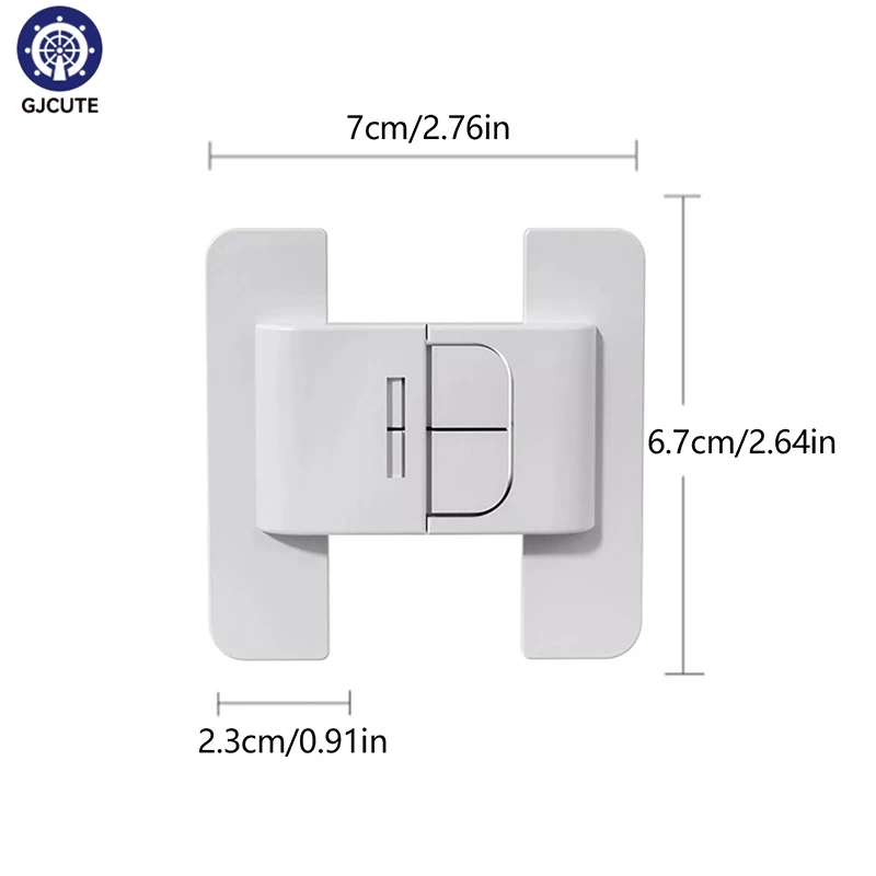 Verrou de sécurité multifonction pour réfrigérateur et congélateur, 1 pièce, protection pour enfants