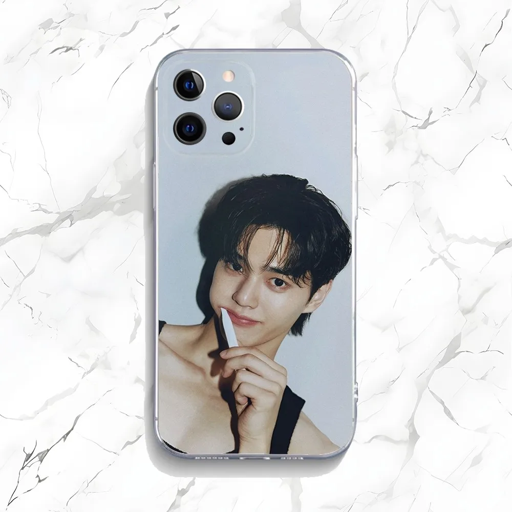 Song Kang Korean Actor Phone Case For iPhone 15,14,13,12,11 Plus,Pro,Max,XR,XS,X,7,8 Plus,SE,Mini Transparent Silicone Soft