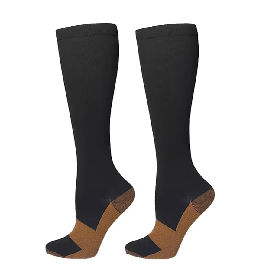 1 paire de chaussettes de Football Sports de plein air chaussettes de cyclisme chaussettes de Compression Marathon course chaussettes de Compression