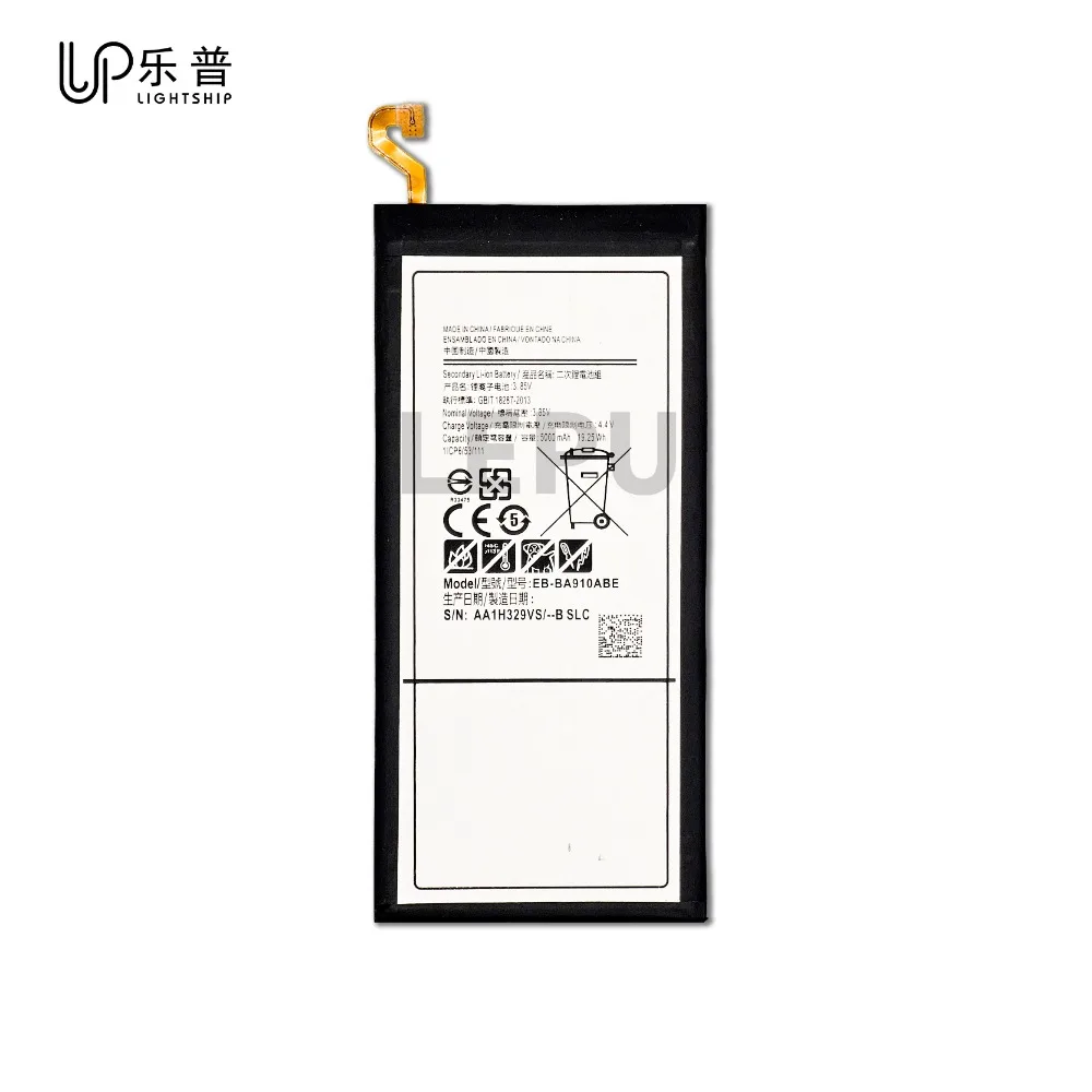 Baterías de reparación originales SAM A910 batería de calidad EB-BA910ABE 5000mAh con kits de herramientas gratuitos SAMSUNG A9 Pro A9 + batería de teléfono