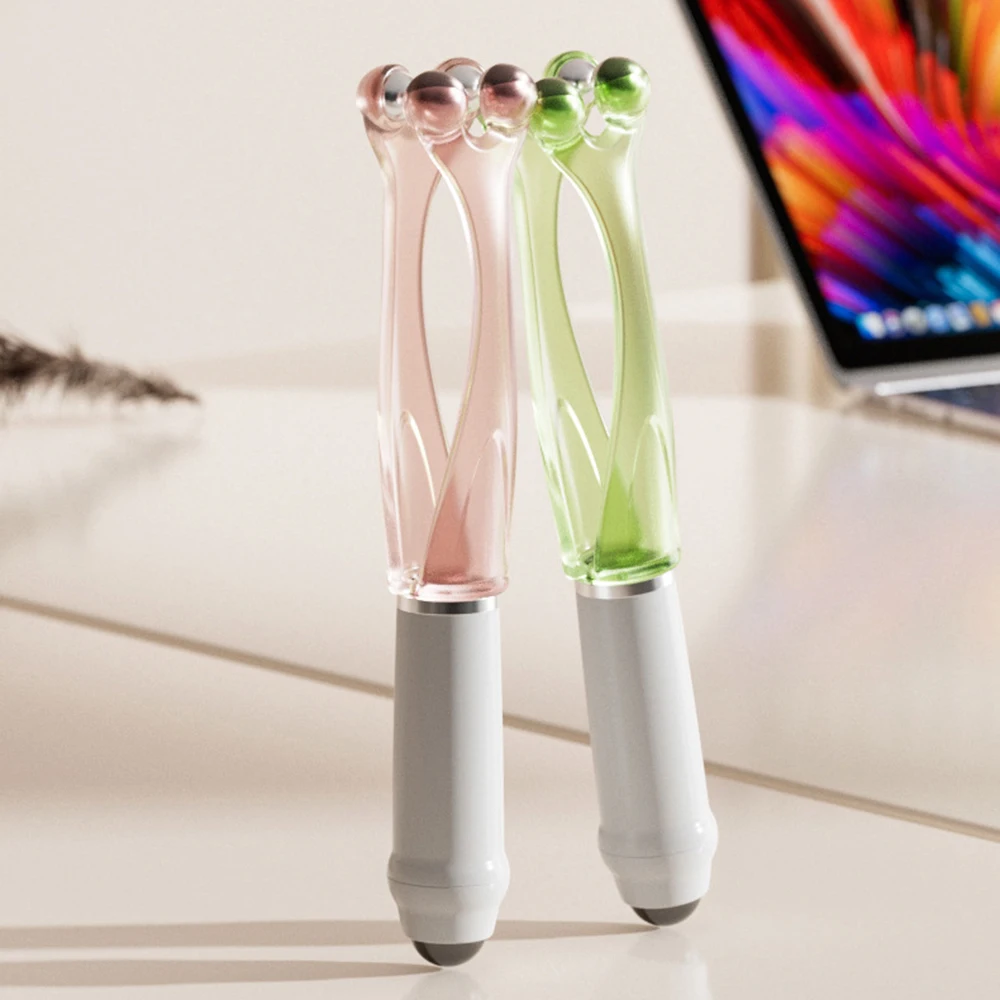 Rolo massageador de dedo, braçadeira magnética de contas, massageador de articulação de dedo, bastão de massagem de 5 contas