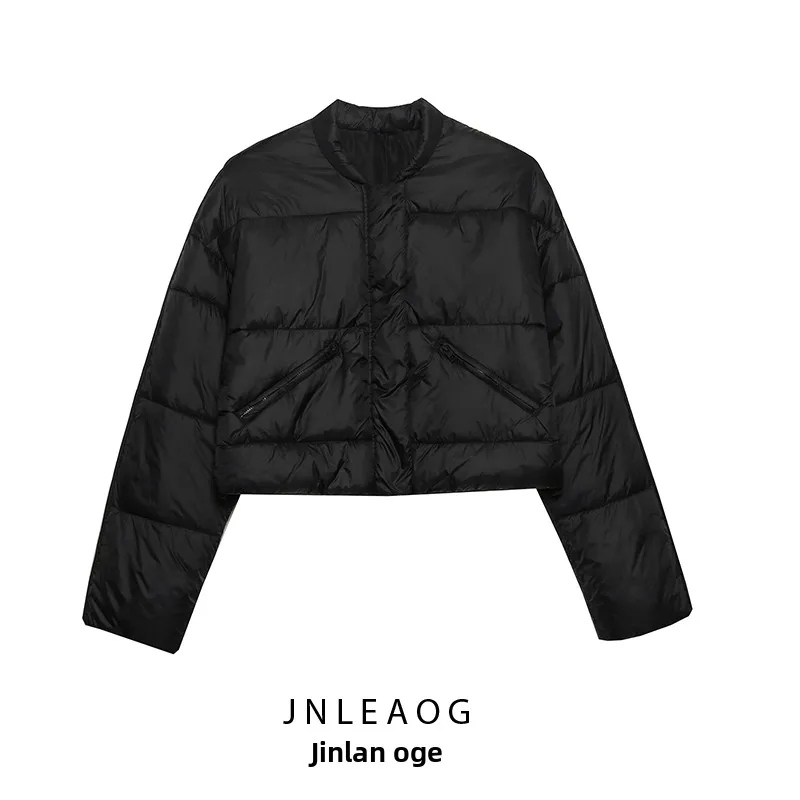 

JNLEAOG женское хлопковое пальто Pilot Jaet, осенний новый дизайн, верхняя одежда, подставка из полиэфирного волокна, длинная молния Cl...