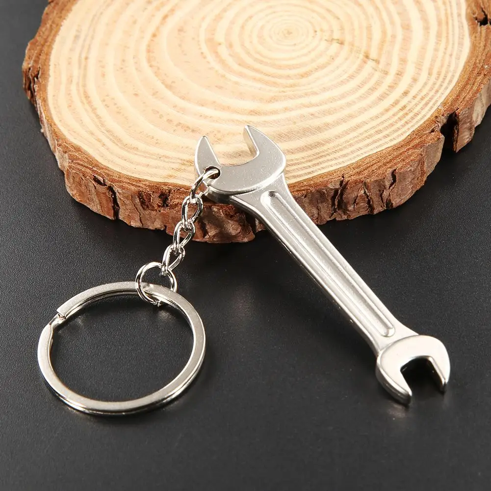 2025 Wrench Tool Key Chain Mini Small Opening Hammer Wrench Keychain Charm Men's Key Ring Wrench Spanner Key Chain Gift Jewelry