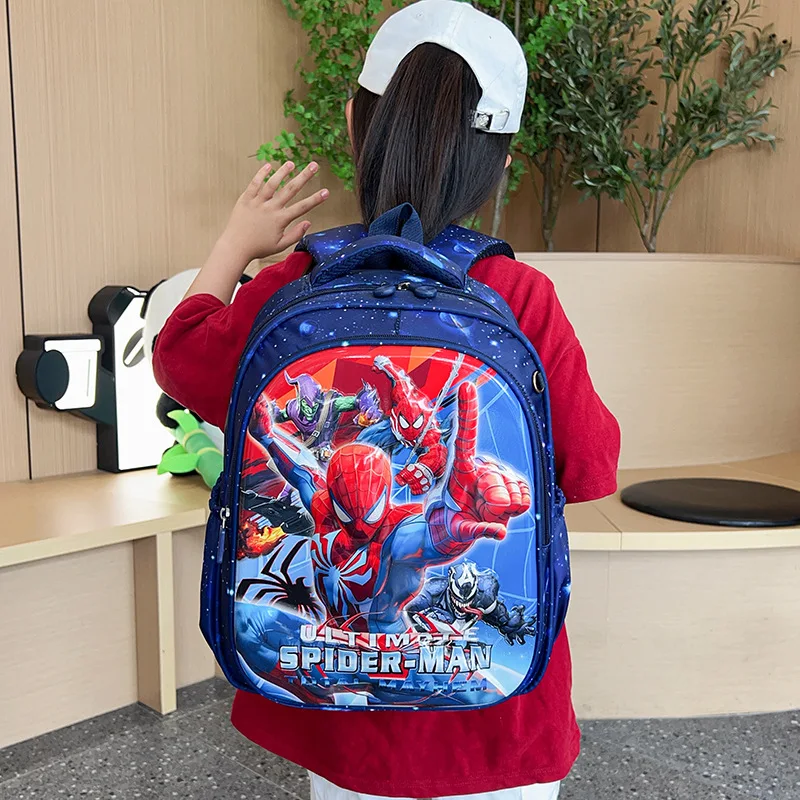 Mochila escolar Disney Frozen Grado 1-2 Spider Man estudiante de primaria mochila ortopédica de hombro de gran capacidad regalos para niños Mochilas