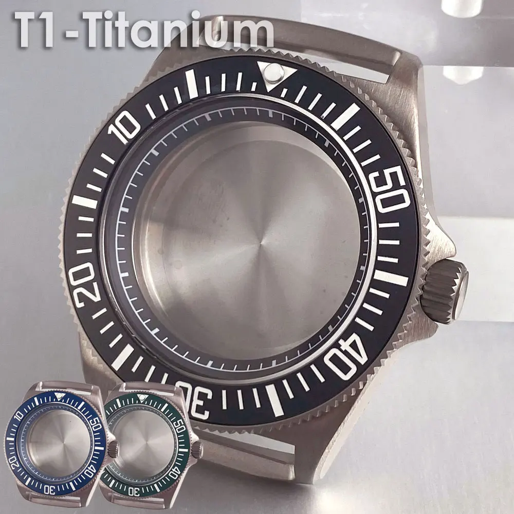 NH35A Tactical Frog Titanium Automatic Diver Watch Case 42mm for NH36 NH38 ETA2824 PT5000 200m Waterproof Sapphire No allergic