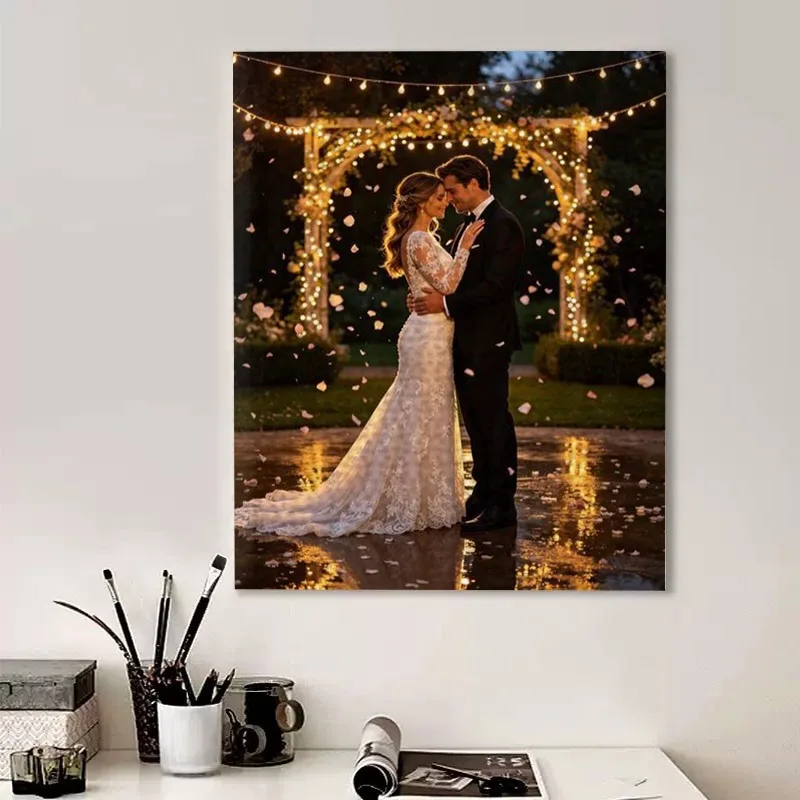 35/300/500/1000pcs Personalized Custom Photo Puzzle Wedding Photos DIY Toy Decoration Collectiable Gift Present Christmas