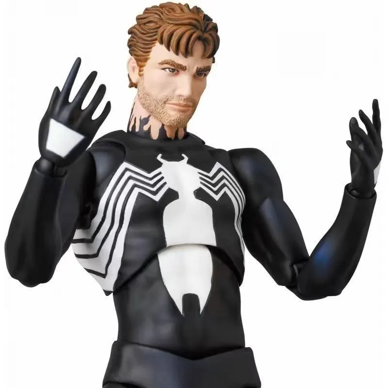 Spiderman Action Figure Anime Mafex 147 Spider Man Venom S.H.Figuarts Symbiotic Toy Ml Legends Manga Children Birthday Present