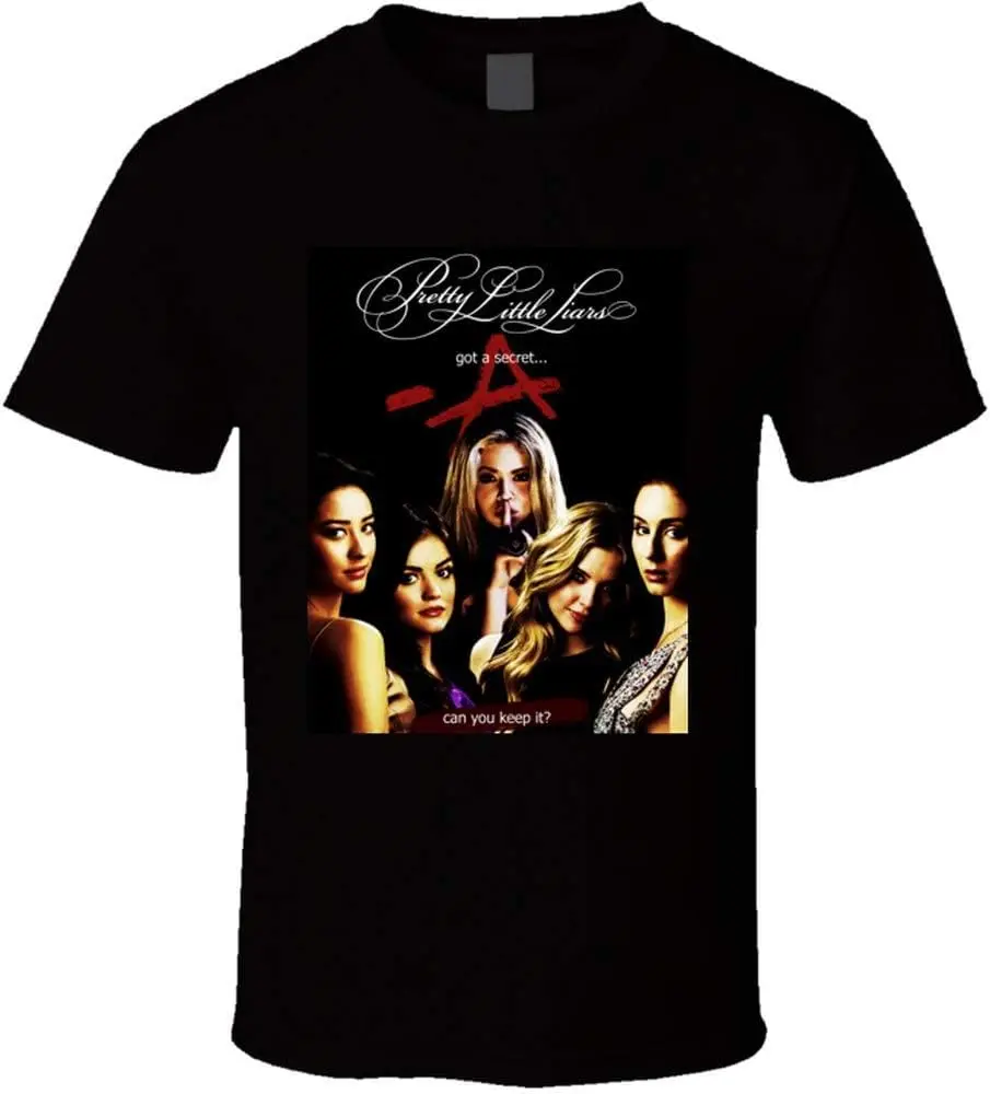 Pretty Little Liars TV Show T Shirt Short Sleeve Tops Tees Cotton Print Tshirts