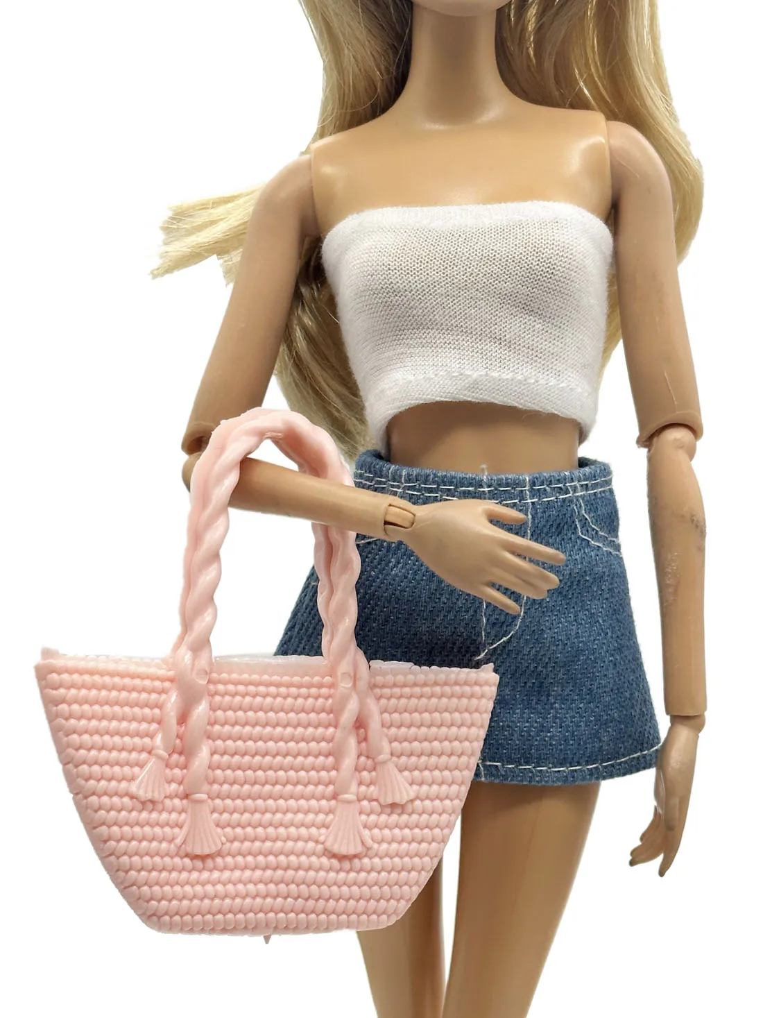 Multi Style Fashion Schönes Handtaschen-Outfit für 11,5-Zoll-30-cm-Puppe Viele Stile zur Auswahl Geschenke für Mädchen Puppenzubehör – Detail 7