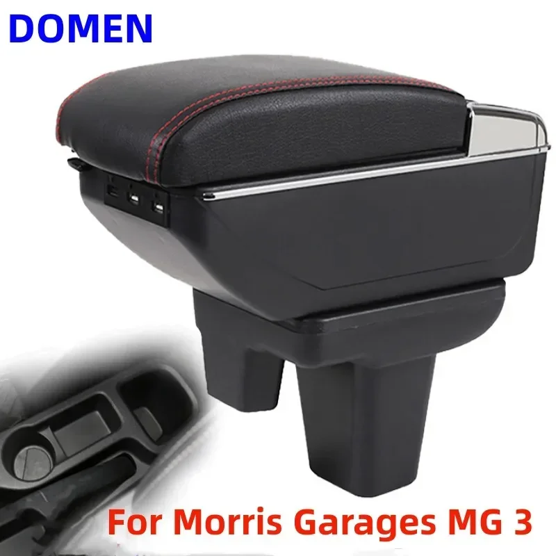 

For Morris Garages MG 3 Armrest box Original dedicated central armrest box modification accessories Dual Layer USB Charging