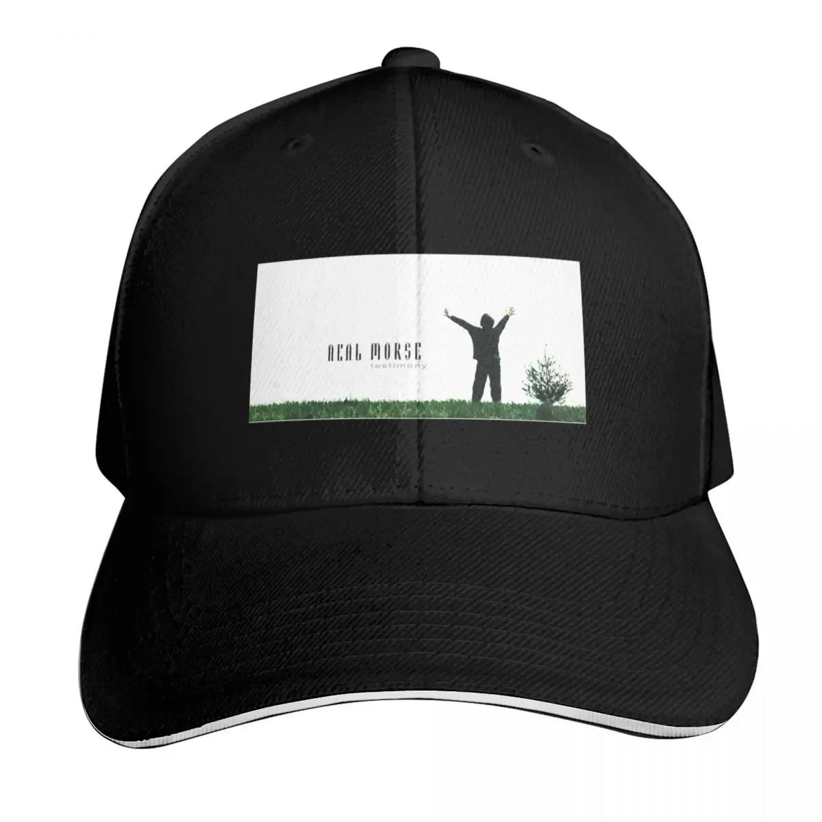 Couverture de l’album « Testimony » de Neal Morse. Casquette de baseball à fermeture réglable, style « dad hat », six panneaux, forme structurée, protection solaire UPF 50+.
