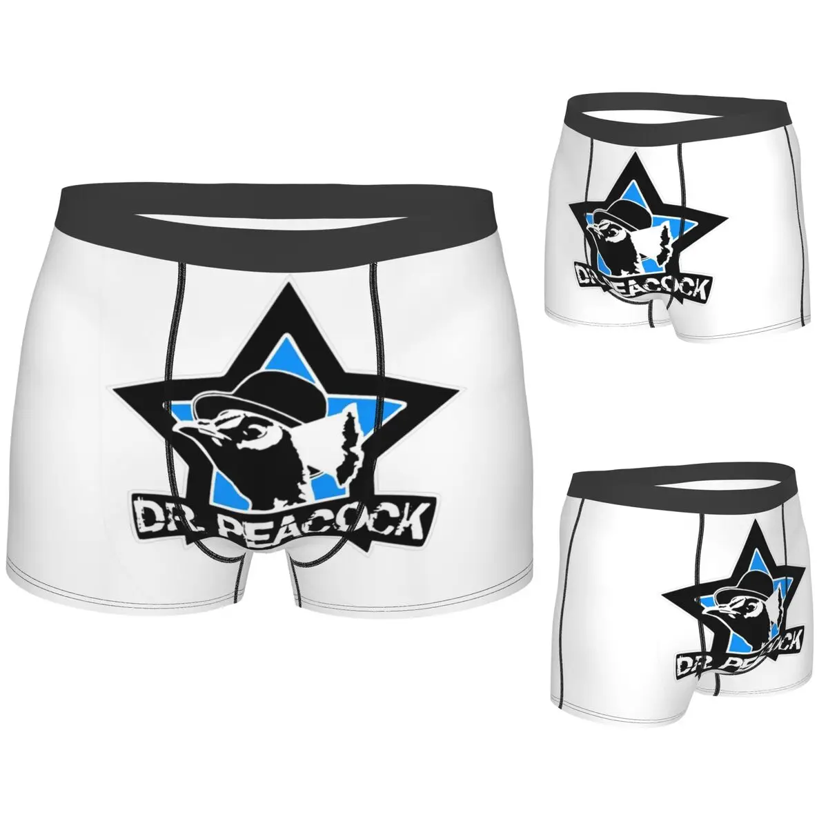 

Boxer Underpants Shorts Dr. Peacock Panties Male Ventilate Underwear for Homme Man Boyfriend Gifts
