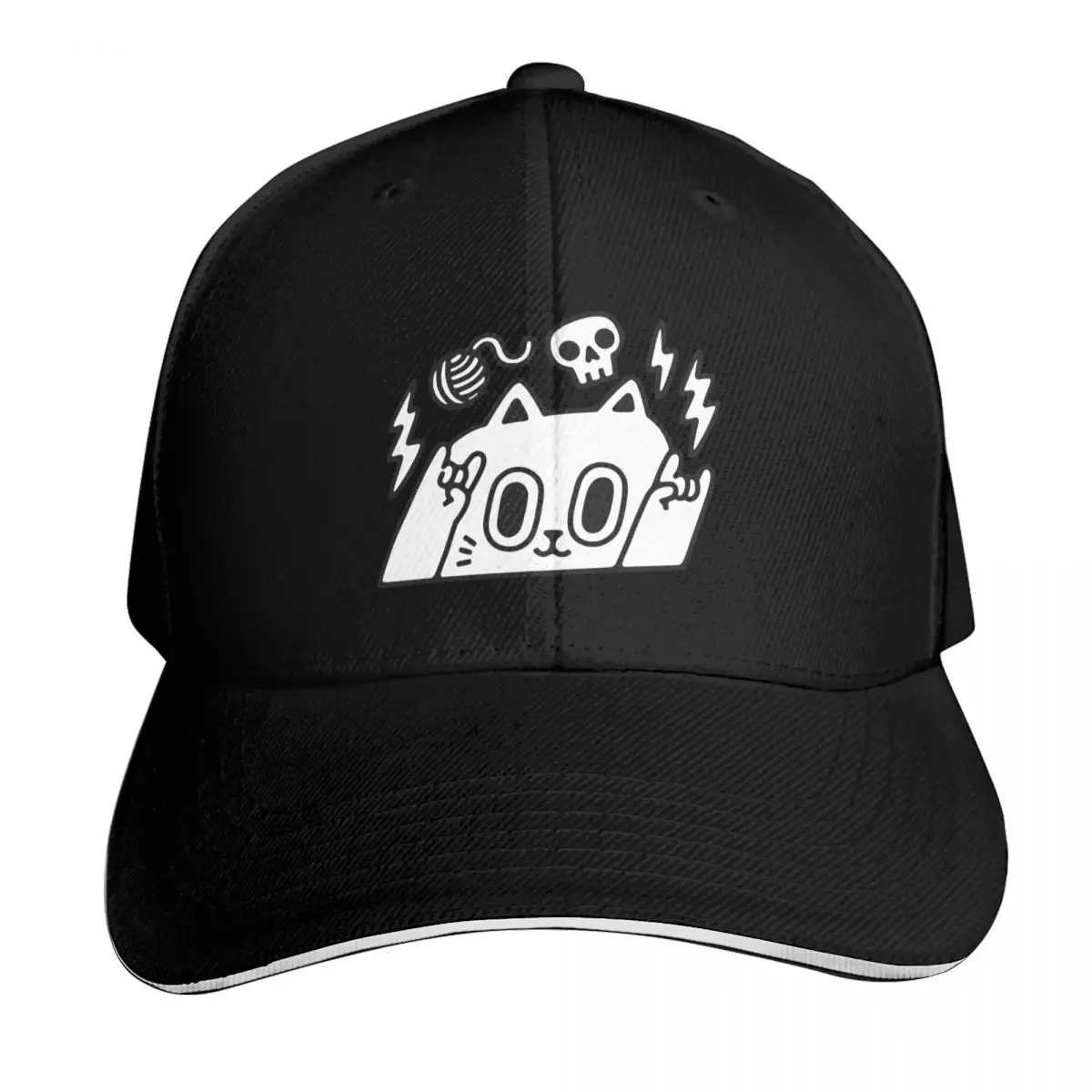 

ROCK ON CAT! Baseball Cap Sun Cap dad hat foam party Hat Sports Cap Mens Hats Women's
