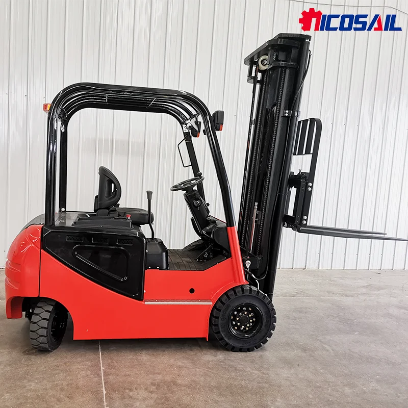 

High Quality CE Certified Electric Forklifts 1.5 Ton 3 Ton 5 Ton With Side Shift Battery Powered