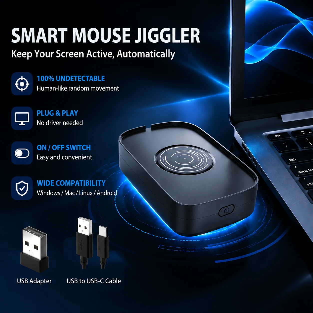 Niet-detecteerbare muisjiggler - Auto Mouse Mover recensie en prijs