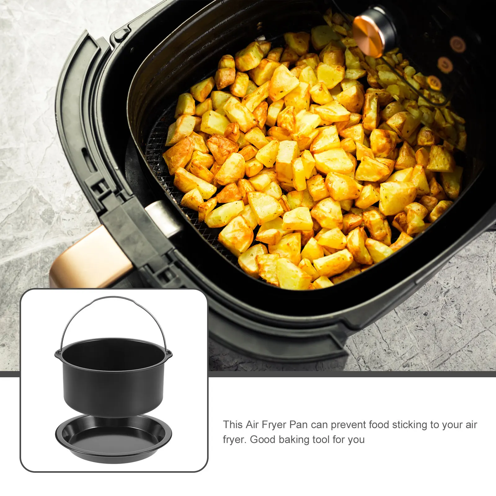 1 zestaw: forma do pieczenia c – Air Fryer recenzja i cena