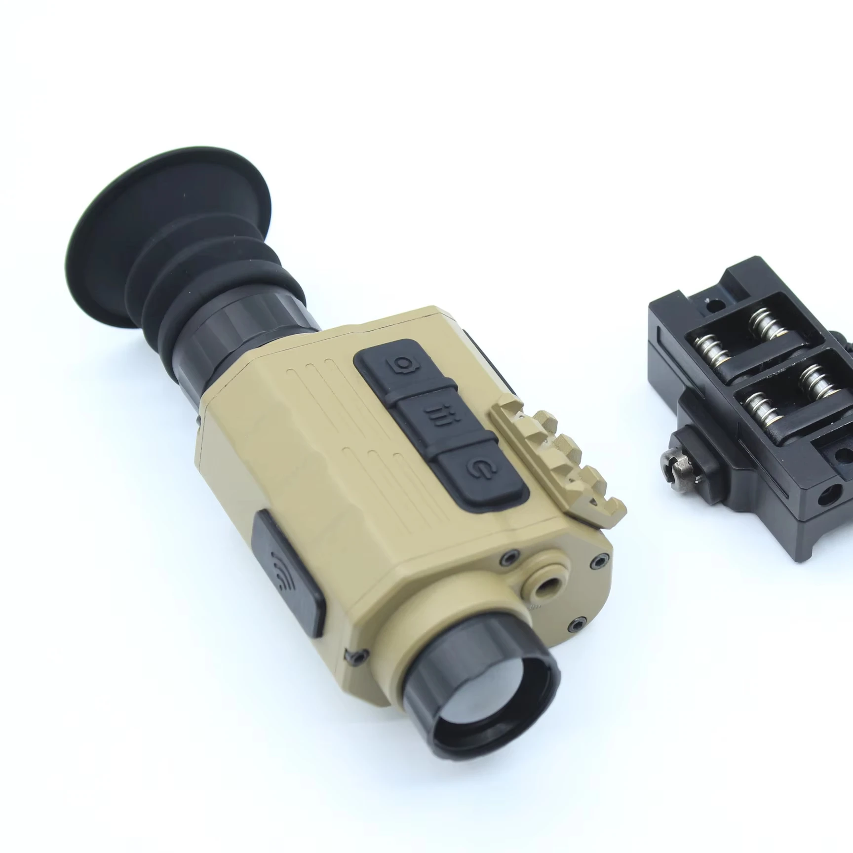 25mm Thermal Telescope 640x512 Hunting Monocular Night Vision Thermal Scope Clip on and Head Mounted Support Wi-Fi