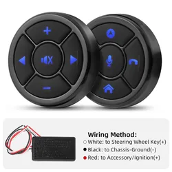 Universal Remote Control Buttons 10 Keys Car Steering Wheel Controller Button For Car Radio DVD GPS Multimedia Navigation K0169