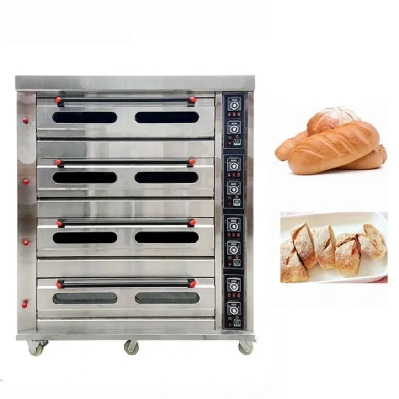 

6 layer 12 tray restaurant hotel bakery use large oven gas electric multifunction oven