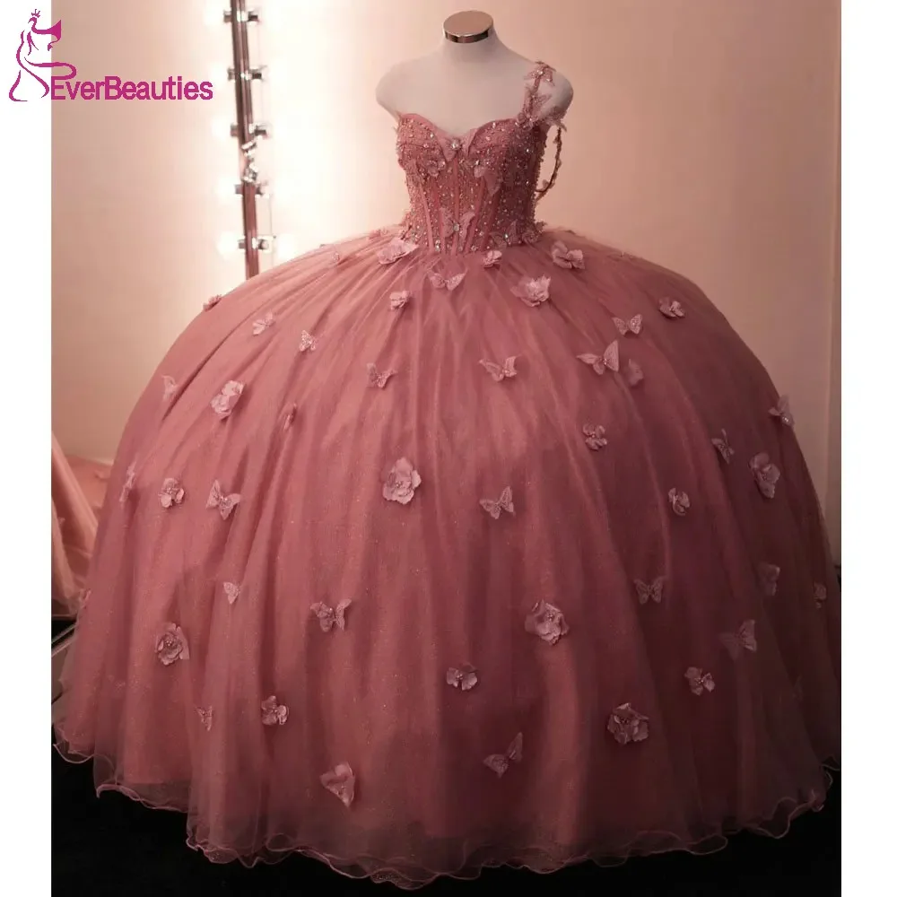 Off Shoulder Quinceanera Dress Ball Gown Party Sweet 15 Tulle Lace Vestidos De 15 Quinceañera Prom Dress for Juniors