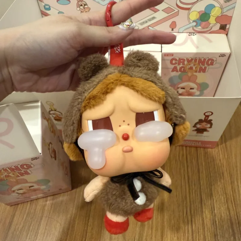 Genuine Blind Box Crybaby Crying Again Series Figures Cute Vinyl Doll Toy Crybaby Animal Pendant Keychain Surprise Box Doll Gift