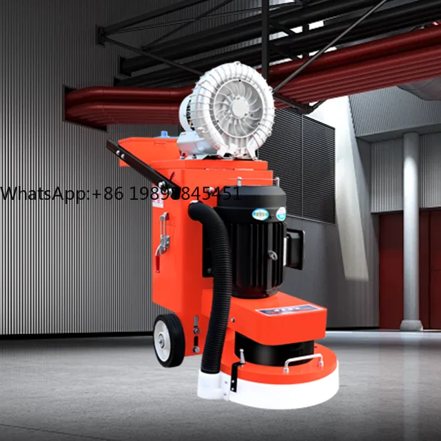 ماكينة طحن أرضية إيبوكسي بمحرك 220 فولت 4 كيلو وات، مطحنة أرضية خرسانية