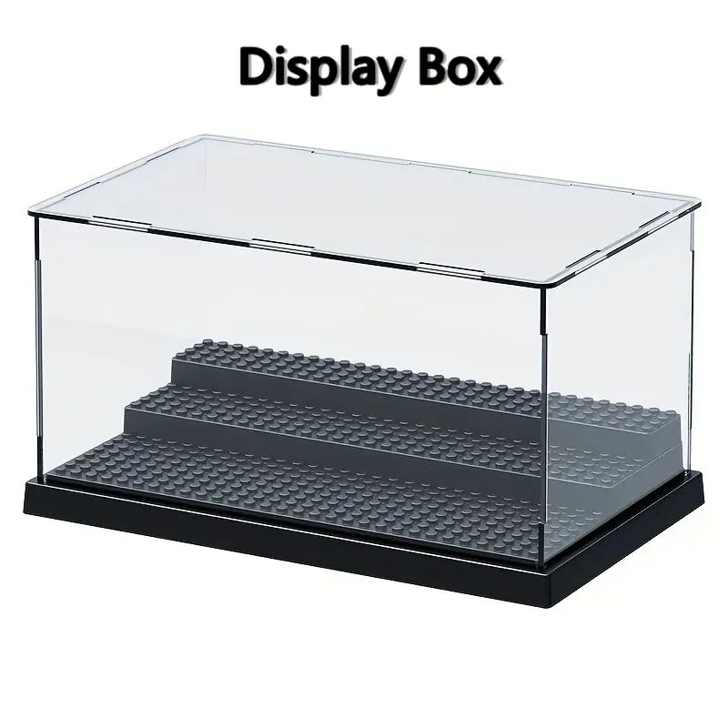 Acryl Transparent Display Box Bausteine Modell Montieren Staub Abdeckung Figuren Spielzeug Schutz Vitrine Kompatibel Mit Marke – Detail 2