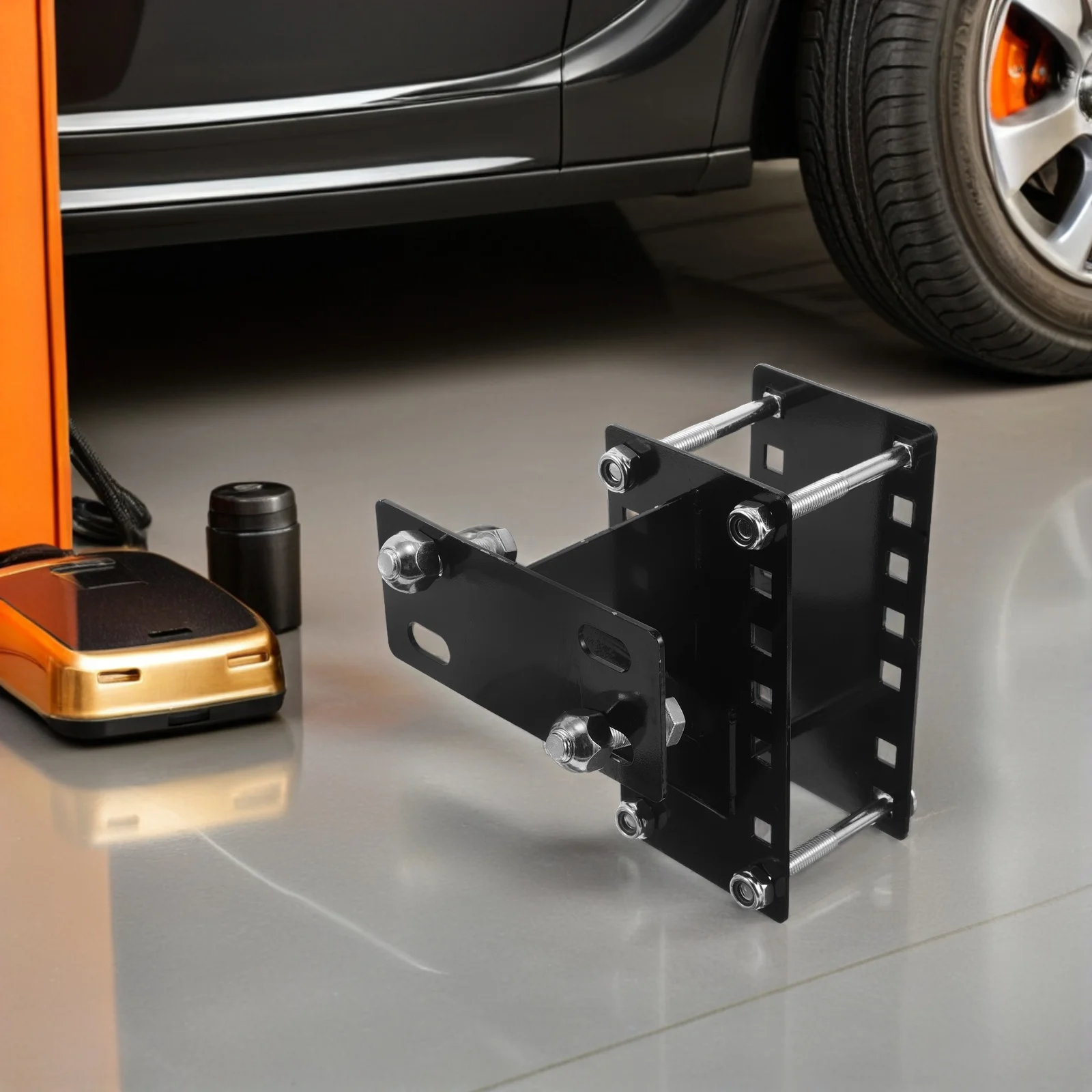 Spare Tire Carrier Trailer Mount Heavy Duty Universal Automotive Wheel Rack For Rv Boat Truck Pickup Hitch Mounted Storage