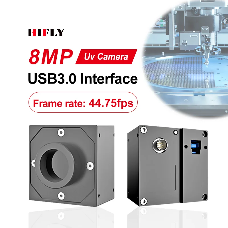 HIFLY Ultraviolet 8MP 44.75FPS USB3.0 Machine Vision 2/3