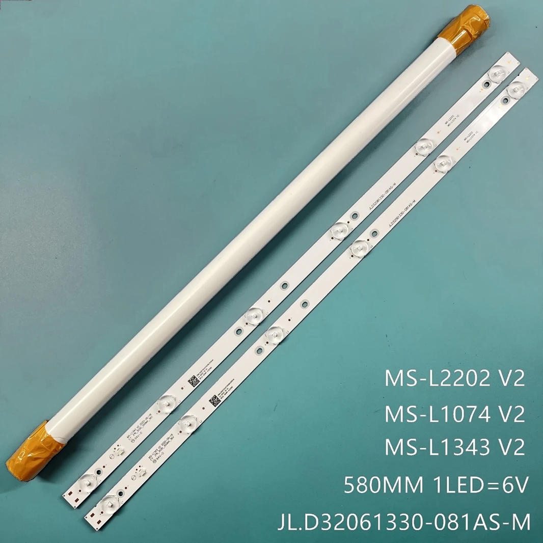 TVs LED Backlight Strips For ARIELLI LED-32DN6T2 LED TV Bars MS-L1343 V2 CY 2*6_3030_300MA_36V Bands Rulers JL.D32061330-081AS-M