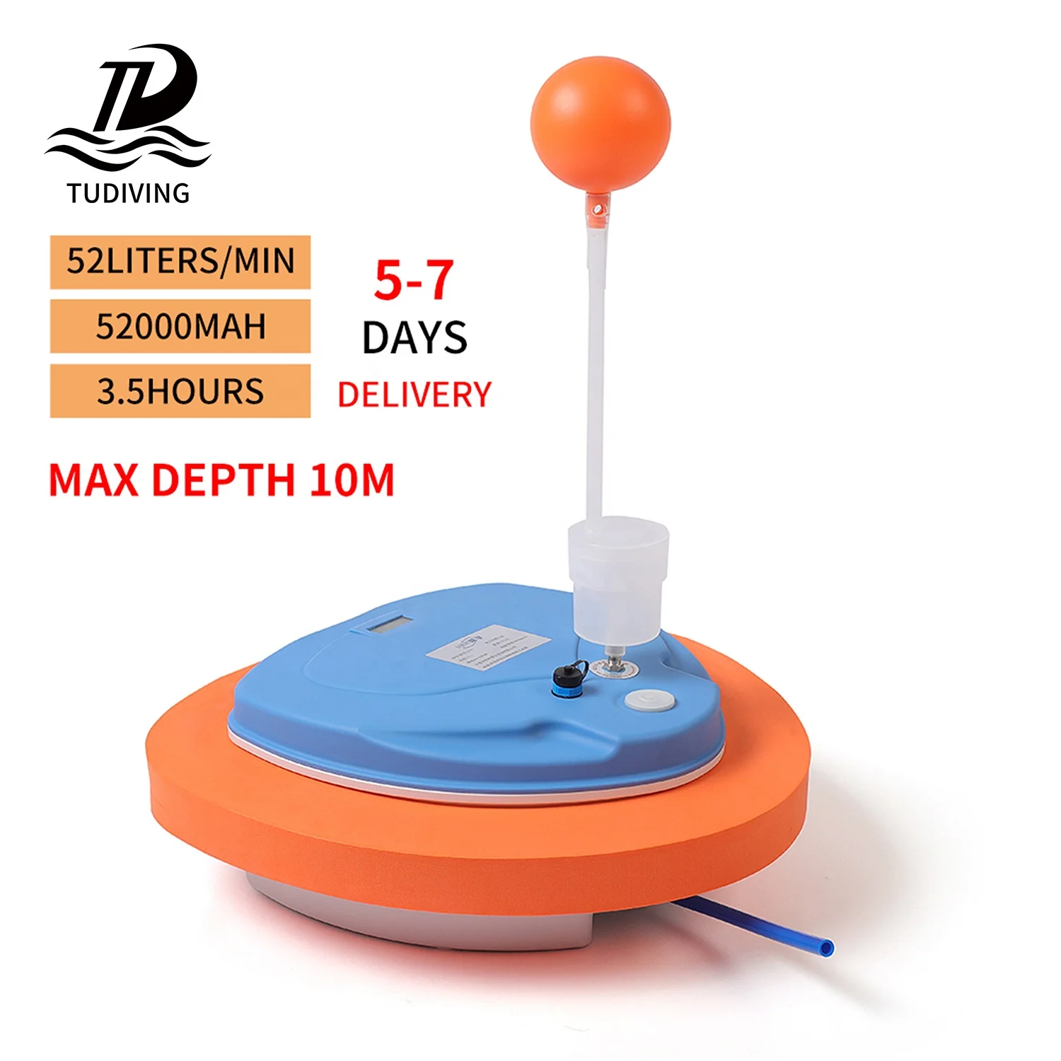 

10Meters Z270 Tankless 3.5Hours Endurance Snorkeling Leisurely Breathing Apparatus Scuba Diving Ventilator