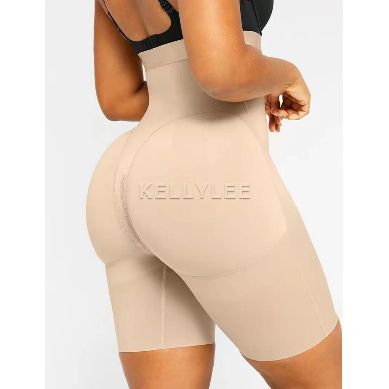 

Бесшовные шорты для контроля живота, корректирующие фигуру с высокой талией, трусики для похудения, корректирующие трусики с высокой талией, облегающие леггинсы